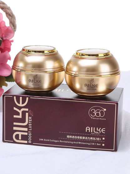 AILKE cosmetics facial skin care sets moisturizing whitening sleeping women beauty wrinkle cream face products female Wholesale