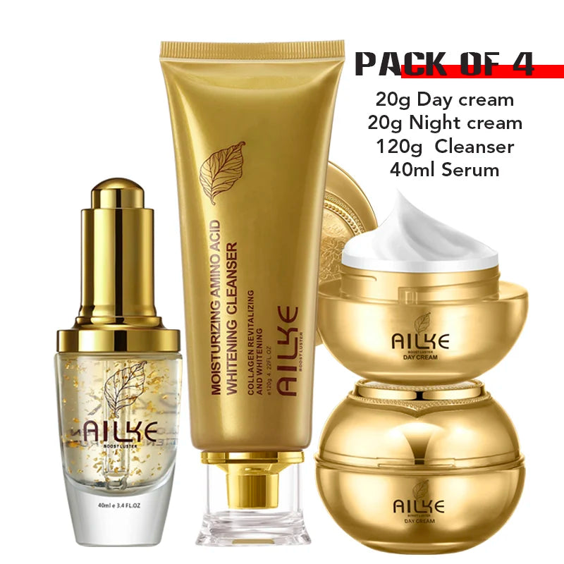 AILKE cosmetics facial skin care sets moisturizing whitening sleeping women beauty wrinkle cream face products female Wholesale