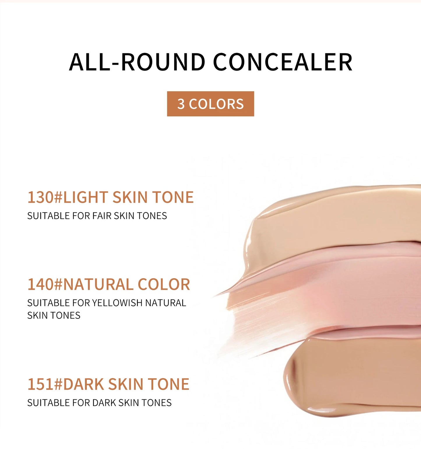 High Coverage Concealer Cover Anti Dark Circle Freckle Long-lasting Waterproof Foundation BB Cream for Face Makeup Base Cosmetic