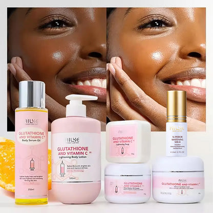 AILKE Vitamin C Cream, Hydration & Brightening Lotion, Improve Dull Skin, Clean Skin, Glowing Beauty Face & Body Care