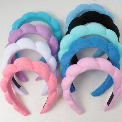 Headband for Women Mask Headwear Sponge Thick Hairbands for Skincare