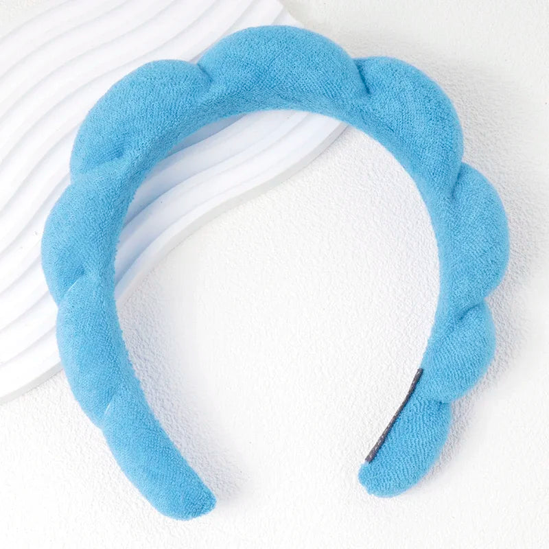 Headband for Women Mask Headwear Sponge Thick Hairbands for Skincare