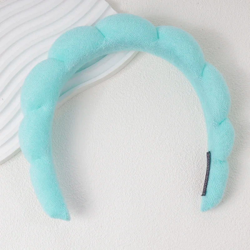 Headband for Women Mask Headwear Sponge Thick Hairbands for Skincare