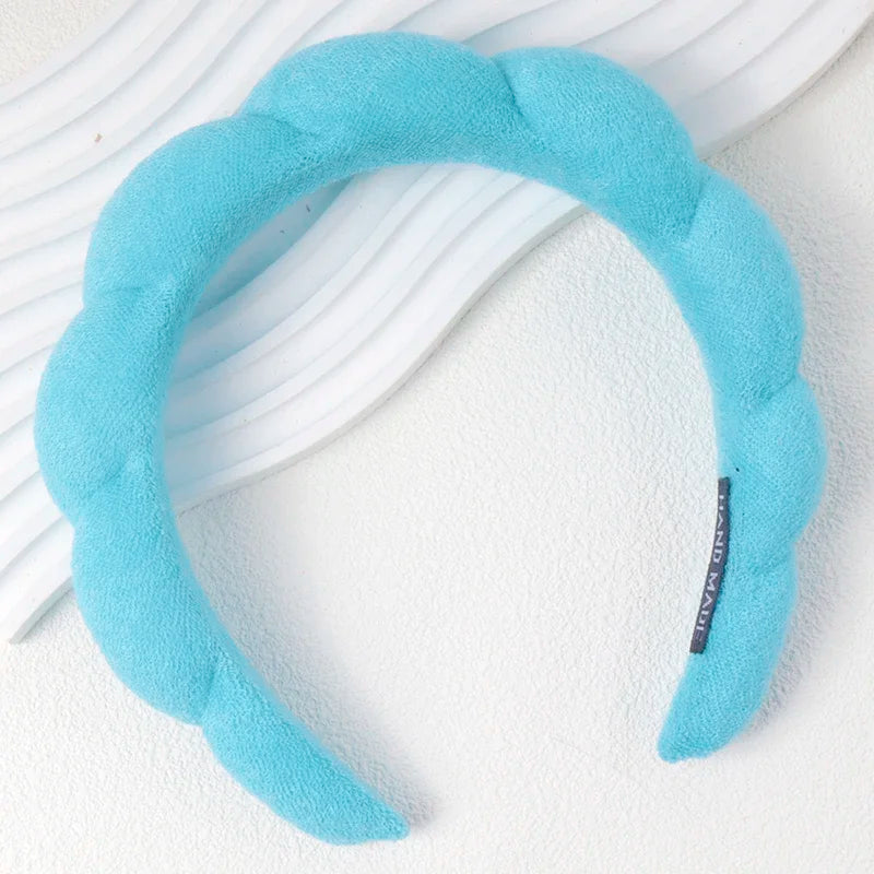 Headband for Women Mask Headwear Sponge Thick Hairbands for Skincare