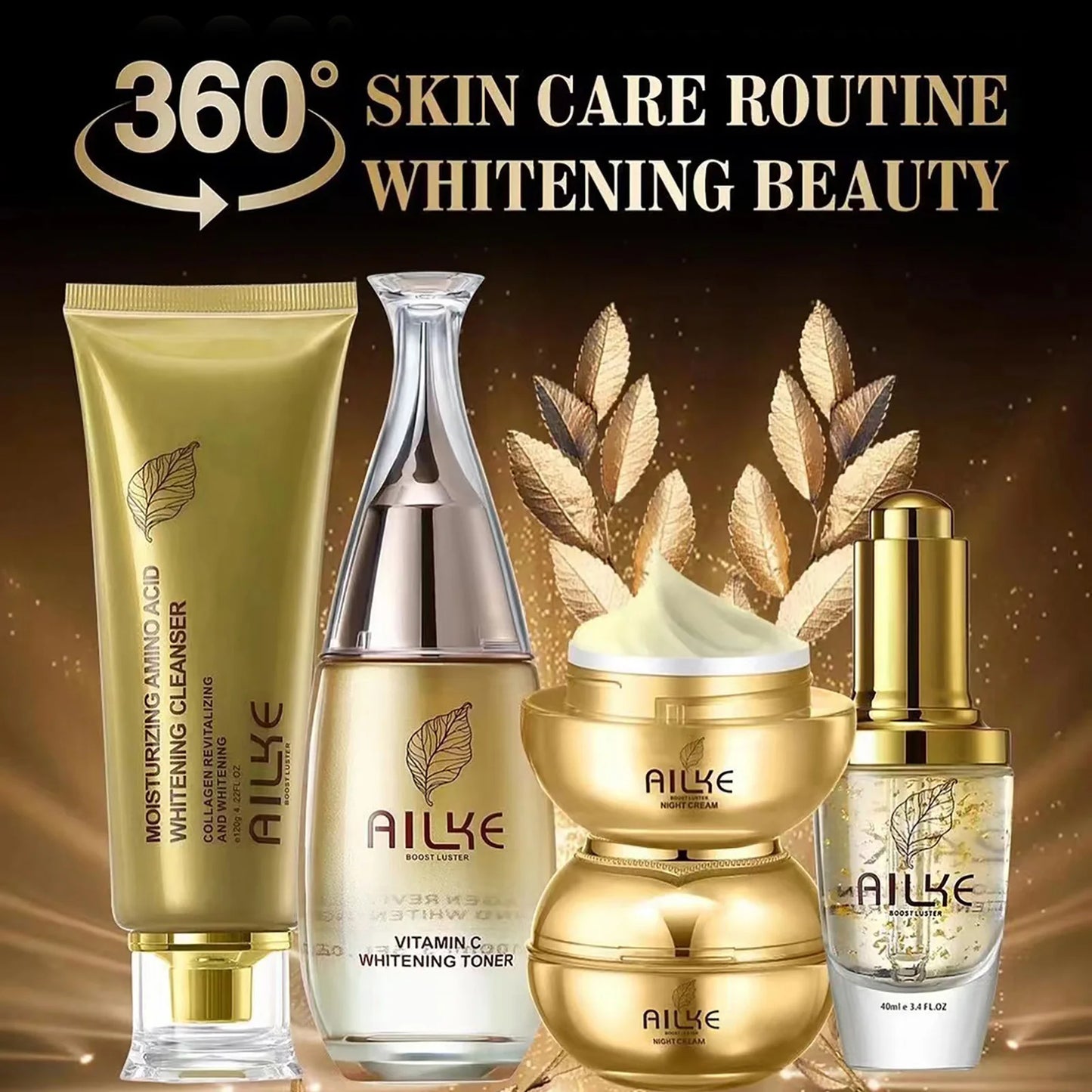 AILKE cosmetics facial skin care sets moisturizing whitening sleeping women beauty wrinkle cream face products female Wholesale